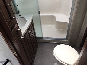 Large shower stall