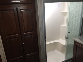 Large shower stall