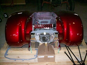 Front view of conversion kit before installation