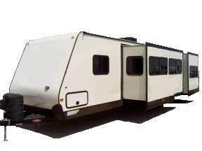 Surveyor travel trailer with two slide outs