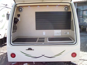 Rear Storage and Entertainment